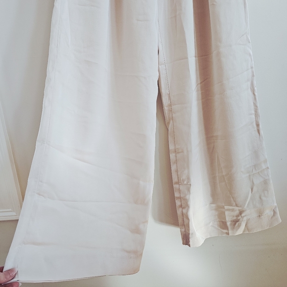 Banana Republic Satin Pleated Wide Leg Pants - Picture 8 of 14